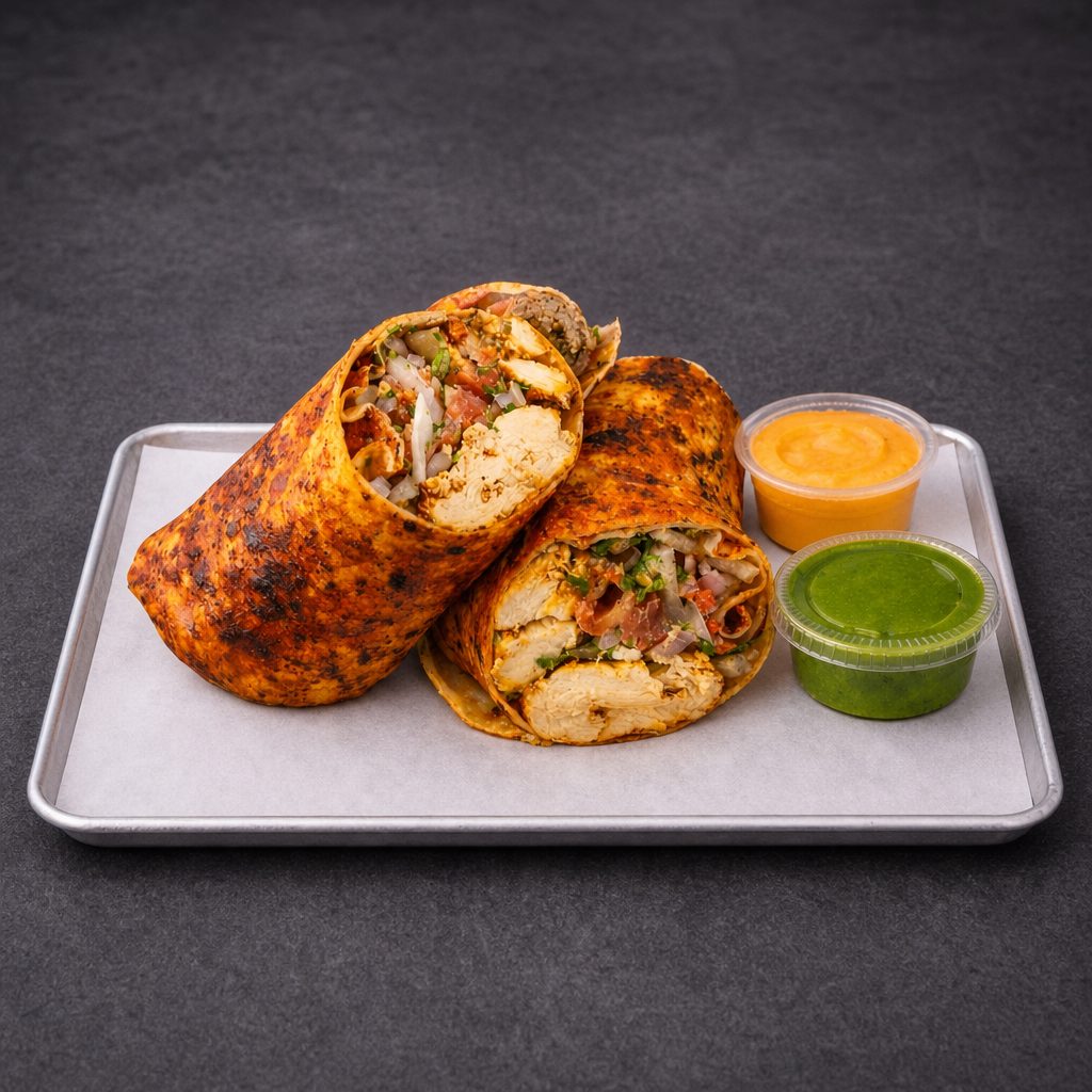 Chicken Kebab Wrap.