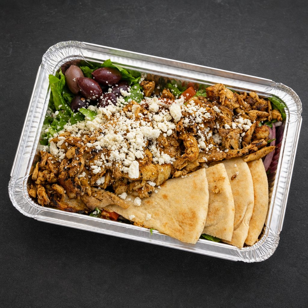Chicken Shawarma Salad.