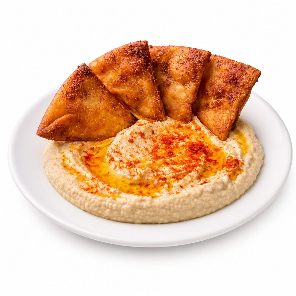 Pita Chips w/Hummus.