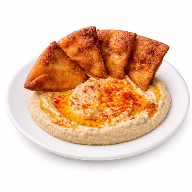 Pita Chips w/Hummus.