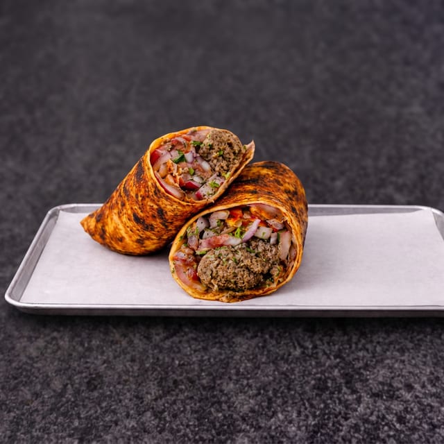 Beef Koobideh Wrap.