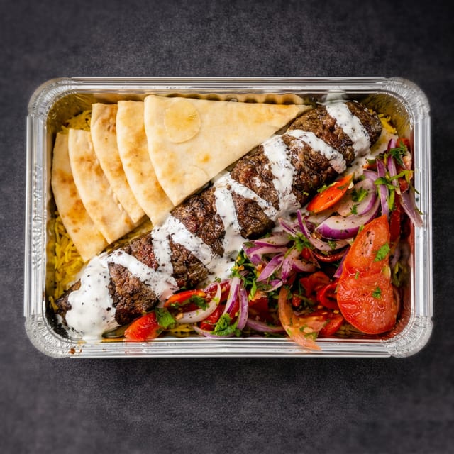 Beef Koobideh Bowl.