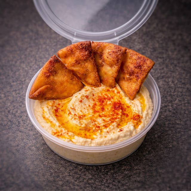 Pita Chips w/Hummus.