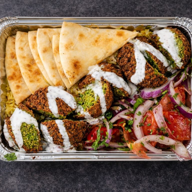 Delicious Falafel and Mediterranean Delights